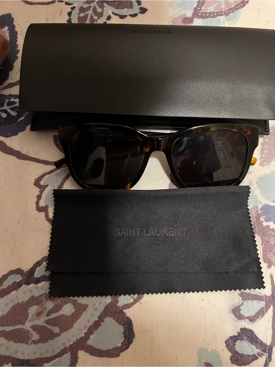 Saint Laurent Other - Saint Laurent Men’s Tortoiseshell Sunglasses with Black Lenses